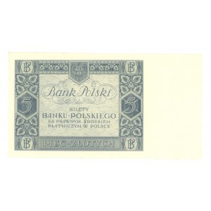 5 złotych 1930 - seria BT.