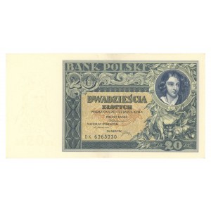 20 złotych 1931 - seria DK.
