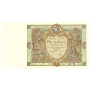 50 złotych 1929 - seria EG.