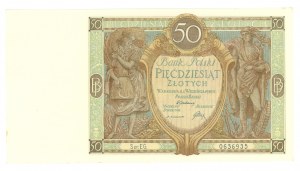 50 złotych 1929 - seria EG.