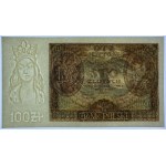 100 złotych 1932 - seria AZ. - dodatkowy znak wodny +X+