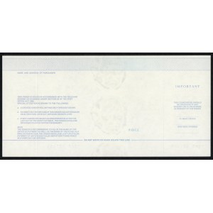 GROSSBRITANNIEN - Postanweisung - £1 - Autogramm des Designers Czesław Słania