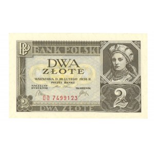 2 złote 1936 - seria DO