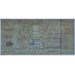 GREAT BRITAIN - postal order - £6 - autograph by designer Czeslaw Slania