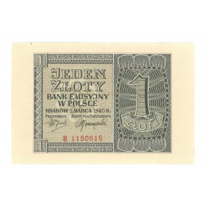 1 złoty 1940 - seria B