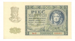 5 zloty 1940 - B series