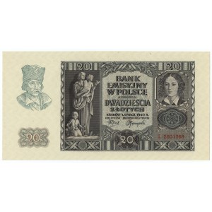20 złotych 1940 - seria L