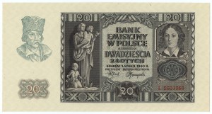 20 złotych 1940 - seria L