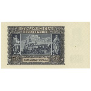20 złotych 1940 - seria L