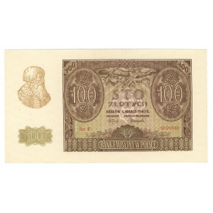 100 złotych 1940 - seria E