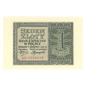1 złoty 1941 - seria BD