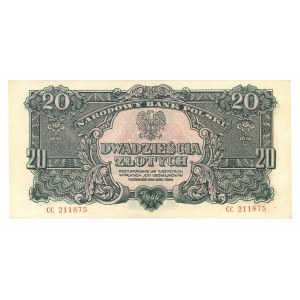 20 złotych 1944 - ...obowiązkowym - seria CC