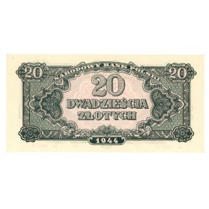 20 złotych 1944 - ...obowiązkowe - seria Ar