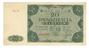 20 zloty 1947 - B series