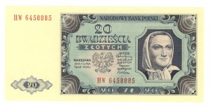 20 złotych 1948 - seria HW