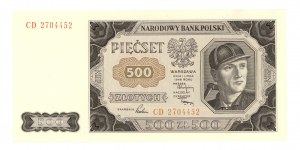 500 zloty 1948 - série CD