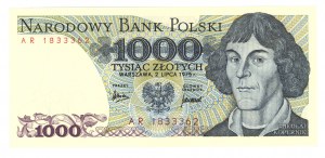 1,000 PLN 1975 - AR series