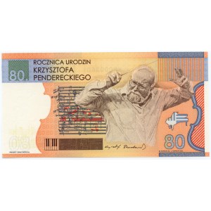 PWPW - 80. rocznica urodzin Krzysztofa Pendereckiego - KP 0003601