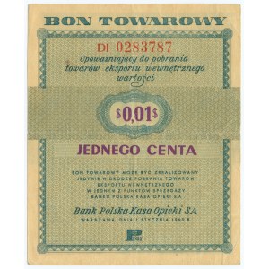 PEWEX - 1 cent 1960 - seria DI