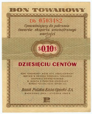 PEWEX - 10 cents 1960 - Db series
