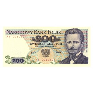 200 złotych 1976 - seria AF