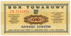 PEWEX - 10 cents 1969 - FB series