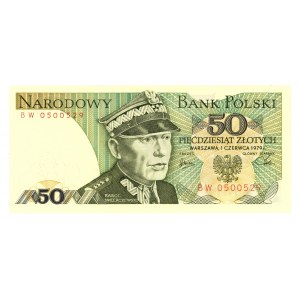 50 złotych 1979 - seria BW