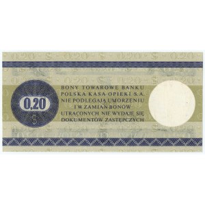 PEWEX - 20 centów 1979 - seria HN (mały)