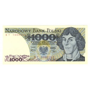 1.000 złotych 1979 - seria BT 1000260
