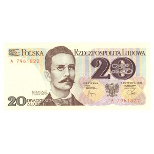 20 złotych 1982 - seria A