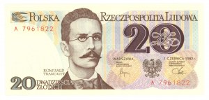 20 zloty 1982 - Série A