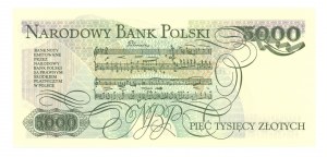 5,000 zloty 1982 - AD series