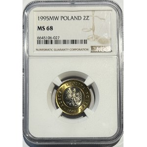 2 gold 1995 - NGC MS 68 - 2nd MAX NOTA