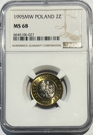 2 Gold 1995 - NGC MS 68 - 2. MAX NOTA