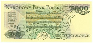 5,000 zloty 1988 - CS series