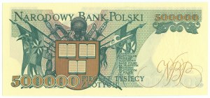 500,000 zloty 1990 - K series