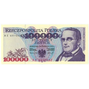 100.000 złotych 1993 - seria AE