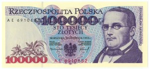100.000 PLN 1993 - Serie AE