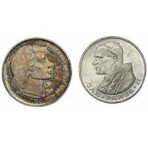 100 złotych 1976 Tadeusz Kościuszko oraz 1.000 złotych 1982 Jan Paweł II