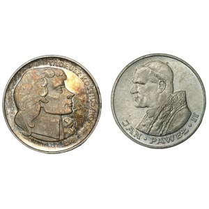100 złotych 1976 Tadeusz Kościuszko oraz 1.000 złotych 1982 Jan Paweł II