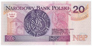 20 zloty 1994 - series AA 0003556