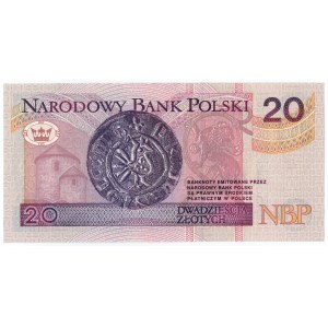 20 złotych 1994 - seria zastępcza YF