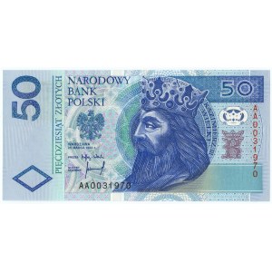 50 złotych 1994 - seria AA 0031970