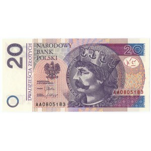 20 złotych 2012 - seria AA