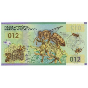 PWPW - Pszczoła Miodna 012 bez serii oraz numeracji