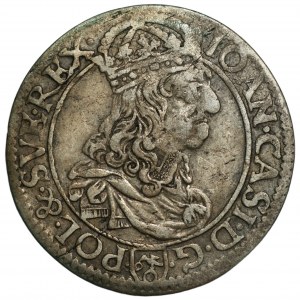 John II Casimir (1648-1668) Sixth of 1661 TLB, Krakow