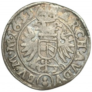 AUSTRIA - Ferdinando II (1619-1637) - 3 krajcars 1633
