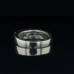 RING IN 18K GOLD 7.65 GR SAPPHIRES AND DIAMONDS - RNG30603