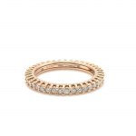 18K ROSE GOLD RING 3.28 GR WITH DIAMOND - JG4041798