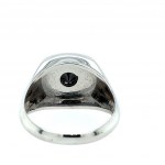 RING WITH BLACK DIAMOND AND BRILLIANTS - RNG30402